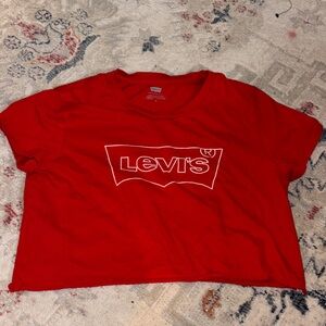 Levi's Red Crop Top